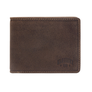 Бумажник Klondike John, коричневый, 11,5x9 см, фото 1