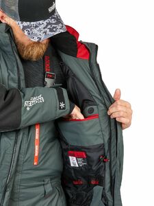 Костюм зимний  Norfin EXTREME 5 PRO 01(черно- серый S ), фото 5