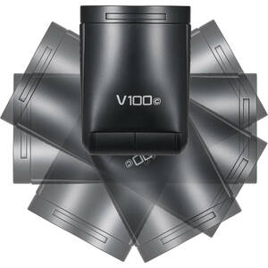 Вспышка накамерная Godox V100C TTL с круглой головкой для Canon, фото 13