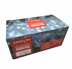 LED-гирлянда ЛАМПОВА "Серебряная ЛЕНТА" холодный свет, 5 метров (LJL-9-USB-CWL50-5-silver), фото 3