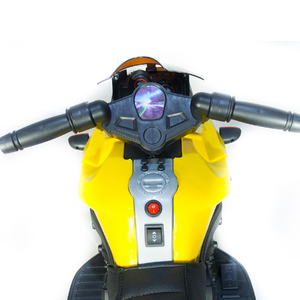 Детский мотоцикл Toyland Minimoto JC918 Желтый, фото 7
