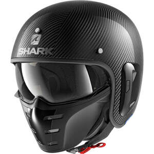 Шлем SHARK S-DRAK 2 CARBON SKIN Glossy Carbon XS, фото 1