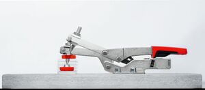 Зажим Bessey STC-HH50 горизонтальный с коленчатым рычагом, 2.5 кН, с открытым плечом и горизонтальным основанием 40, BE-STC-HH50, фото 10