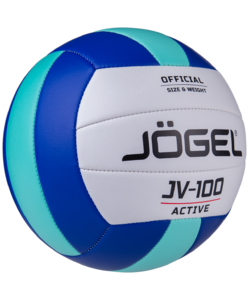 Мяч волейбольный Jögel JV-100, синий/мятный, фото 2