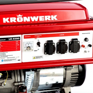 Генератор бензиновый LK 6500, 5.5 кВт, 230 В, бак 25 л, ручной старт Kronwerk, фото 5