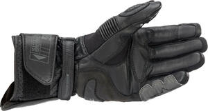 Мотоперчатки кожаные SP-2 V3 GLOVES ALPINESTARS (черно-антрацитовый, 104, 2XL), фото 3