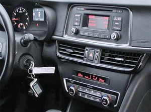 Рамка InCar для UMS KIA Optima 2016-2020 (JF), 9" (тип2) BLACK, фото 5