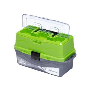 Ящик для снастей Tackle Box трехполочный зеленый (N-TB-3-G) NISUS, фото 2