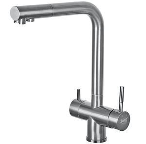 Смеситель для кухни ZORG Inox (SZR-7039) Сталь Нержавеющая, фото 1
