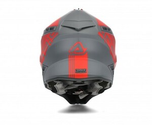 Шлем Acerbis X-TRACK Grey/Red L, фото 4