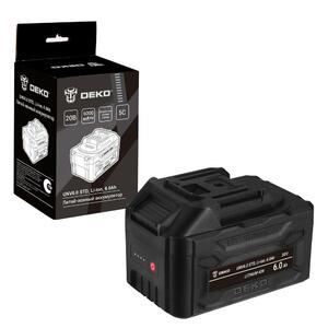 Аккумулятор DEKO UNV6.0 STD, Li-ion, 20В, 6.0Ач, фото 9