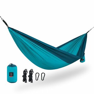 Гамак 2-местный Naturehike Ultralight NH21DC011 340T, синий, 6927595713594, фото 1
