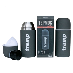 Термос Tramp Soft Touch 0,75 л серый - TRC-108, фото 2
