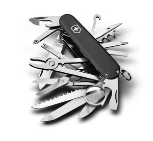 Нож Victorinox SwissChamp, 91 мм, 33 функции, черный