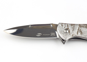 Нож складной Stinger, 82,5 мм (серебристый), рукоять: сталь (серебристый), картонная коробка, фото 4