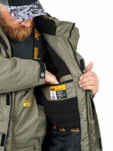 Костюм зимний Norfin ARCTIC 4 + 01( зеленый-черный р.S), фото 6