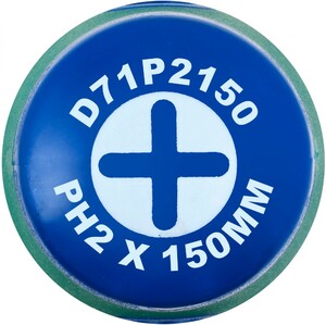 JONNESWAY D71P2150 Отвертка стержневая крестовая ANTI-SLIP GRIP, PH2x150 мм, фото 2