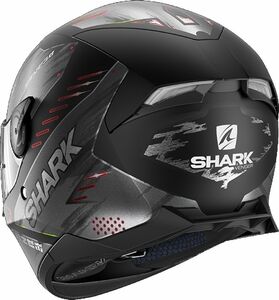Шлем SHARK SKWAL 2.2 VENGER MAT Black/Anthracite/Red S, фото 3