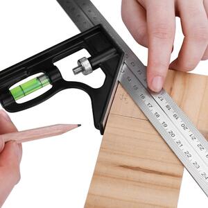 Угольник строительный DEKO M300D, 30см, 45, 90 085-1085, фото 5