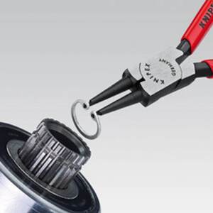Щипцы для внутренних стопорных колец,Knipex  прямые губки, Ø 40-100 мм, длина 225 мм, фосфатированные, фото 2