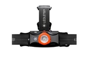 Фонарь светодиодный налобный LED Lenser MH7 , черно-оранжевый, 600 лм, фото 2