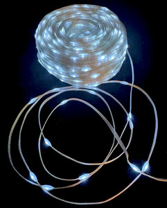 Инновационная водонепроницаемая LED-гирлянда ЛАМПОВА "Звёздный путь" холодный белый, 800 ламп, 102 метра (TYL-37-SB+220-CWL800-102), фото 3