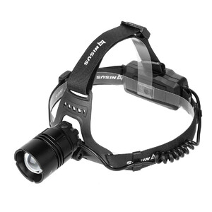 Фонарь налобный NISUS PRO 1950 LM, IP32, USB (N-FN-HL08), фото 1