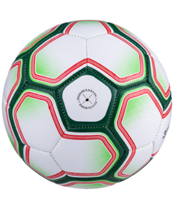 Мяч футбольный Jögel Nano №3, белый/зеленый, фото 4