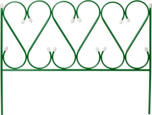 Декоративный забор GRINDA Ренессанс металлический 50x345 см 422263, фото 1