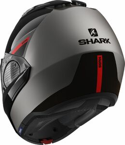 Шлем SHARK EVO GT SEAN Antracite/Black/Red M, фото 5