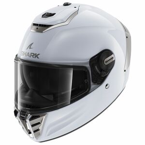 Шлем SHARK SPARTAN RS BLANK White/Silver Glossy XL, фото 1