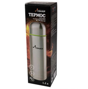 Термос (HS.TM-022-LG) 1200ML (дополн.пласт.чашка) TONAR, фото 2