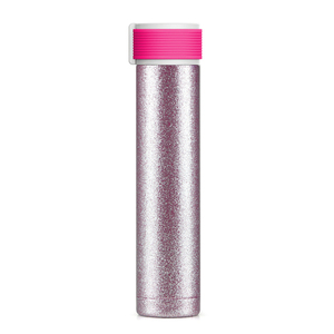 Мини-термос Asobu Skinny Glitter (0,23 литра), розовый, фото 1