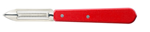 Нож для чистки овощей Opinel, деревянная рукоять, блистер, нержавеющая сталь, красный 002047, фото 3