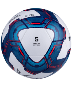 Мяч футбольный Jögel Elite №5, белый/синий/красный, фото 4
