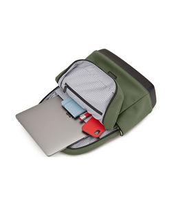 Рюкзак Moleskine The Backpack Soft Touch 15", зеленый, 41x13x32 см, фото 4