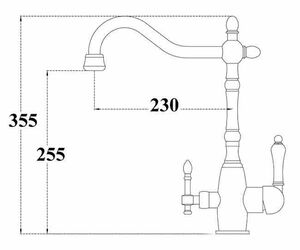 Смеситель для кухни ZORG Sanitary (ZR 312 YF-33) Хром, фото 2