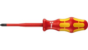Отвёртка диэлектрическая крестовая Wera, PZ 4 x 200 мм 165 i PZ VDE WE-006168, фото 1