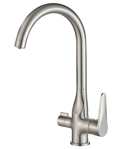 Смеситель для кухни ZORG Steel Hammer (SH 910 SATIN) Сатин, фото 1