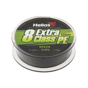 Шнур плетеный EXTRA CLASS 8 PE BRAID Green 0,15mm/135 (HS-8PEG-15/135 G) Helios