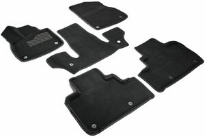 Коврики Seintex 3D ВОРС для Li Auto L9 2022-н.в. (черные, 99521), фото 1