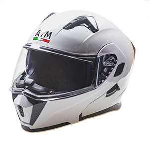 Шлем AiM JK906 White Glossy XS, фото 1