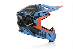 Шлем Acerbis STEEL CARBON Orange/Blue L, фото 3