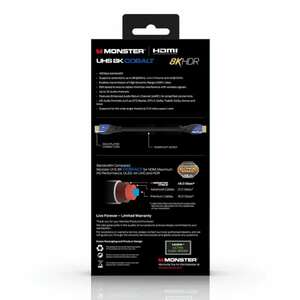 HDMI Кабель,Monster Cable Essentials,  8К, UHS, Cobalt, 1m, фото 5