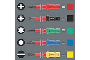 Набор насадок с отвёрткой-битодержателем, 7 пр. Kraftform Kompakt VDE 7 Universal 2 Tool Finder WERA WE-006601, фото 7