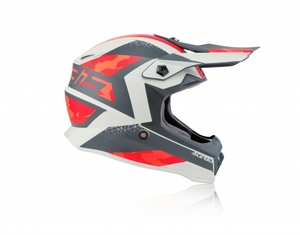 Шлем детский Acerbis IMPACT STEEL JUNIOR Red/Grey M (49-50), фото 3