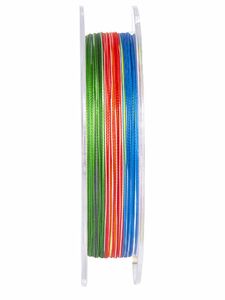 Леска плетёная LJ Vanrex EGI & JIGGING х4 BRAID Multi Color 150/017, фото 3