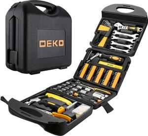 Универсальный набор инструмента для дома и авто в чемодане Deko DKMT165 (165 предметов) 065-0742, фото 1