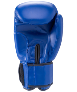 Перчатки боксерские BoyBo Basic, 10 oz, к/з, синий, фото 3