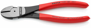 Бокорезы особо мощные, 180 мм, фосфатированные, обливные ручки KNIPEX KN-7401180, фото 1